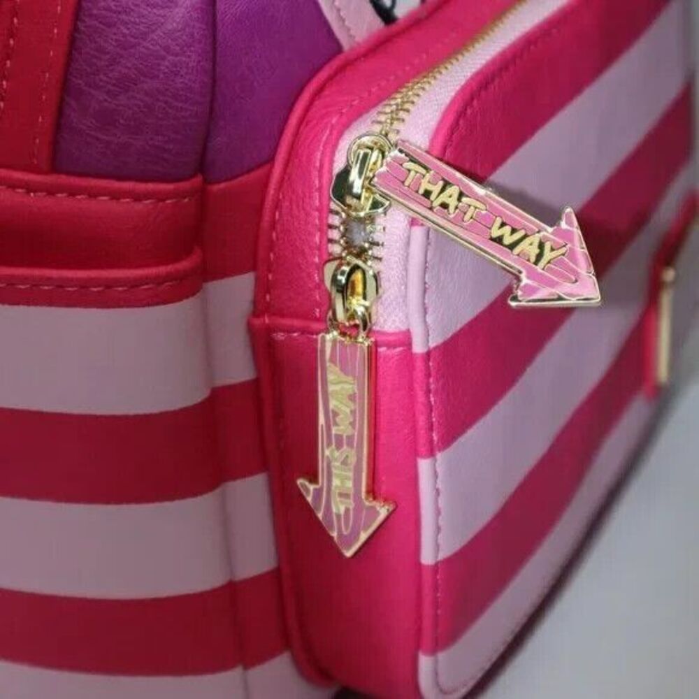 Loungefly Disney Alice in Wonderland Cheshire Cat figural Mini Backpack - Picture 7 of 8